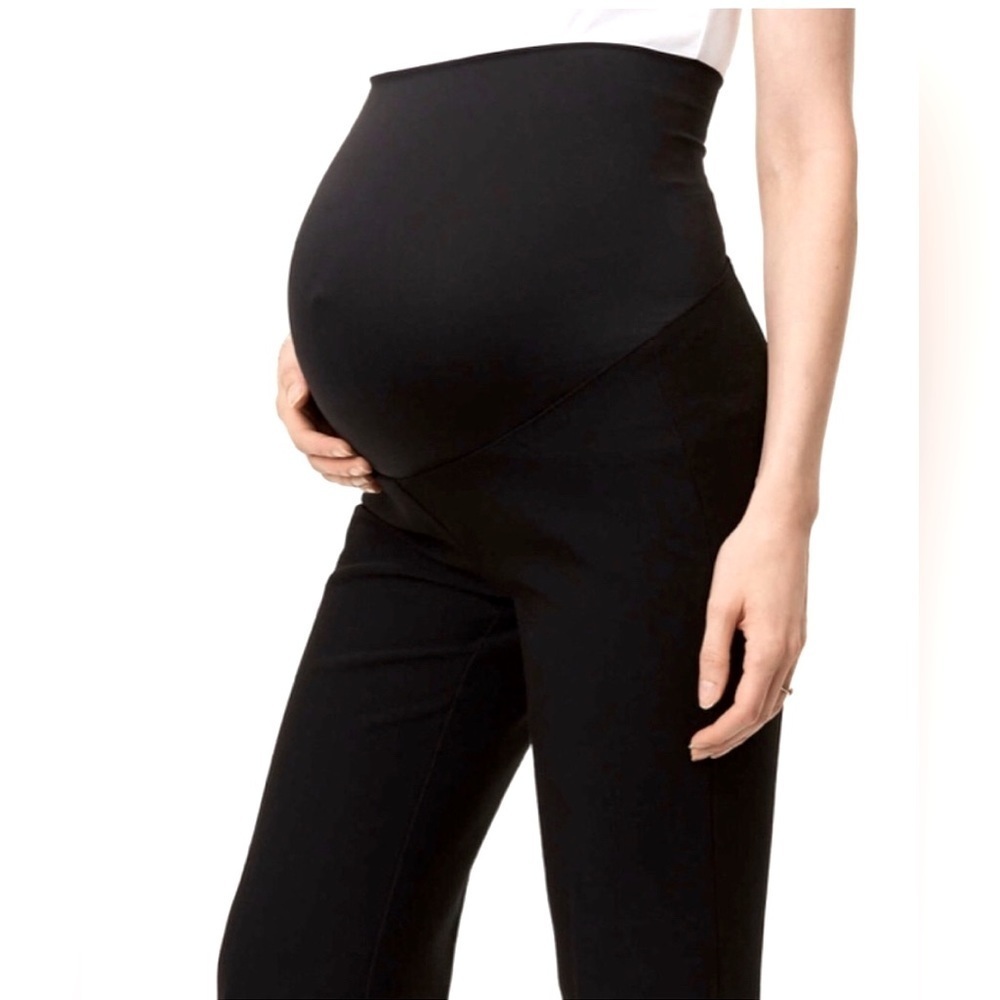 LOFT Maternity Trousers in
Doubleweave black size 8 NWT